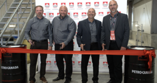 “Today is a big day for us! It’s the Grand Opening of our Edmonton Distribution Centre, and we couldn’t be more proud of what that means for our customers in Western Canada,” Petro-Canada Lubricants reported in a LinkedIn post shared by CN on Sept. 24. (Photograph Courtesy of Petro-Canada Lubricants)